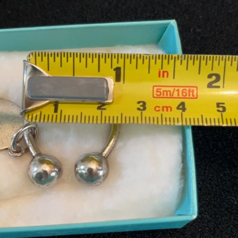 TIFFANY & CO | Silver Round Tag Key Ring - Vintage Collectible - Picture 8 of 8